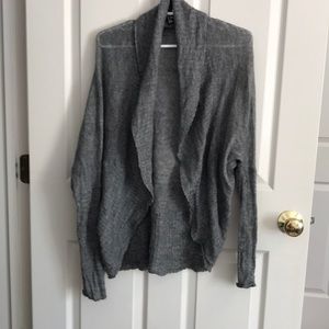 grey h&m cardigan